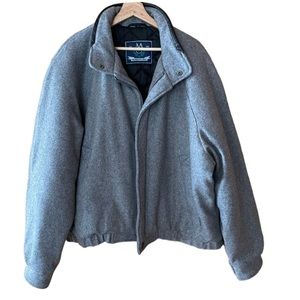 NWT 1980s Members Only Wool, Quilt Lined‎ Coat